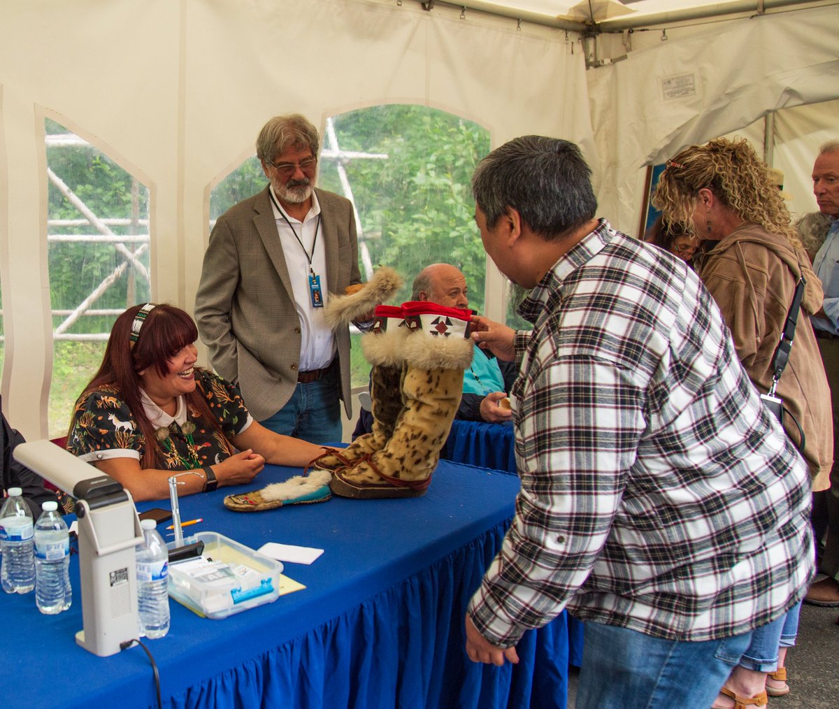 We were thrilled to have Antiques Roadshow film a new episode at ANHC yesterday! Quyana, thank you to the <a href="/RoadshowPBS/">Antiques Roadshow</a> team for choosing to visit us during your first time filming in Alaska! We cannot wait to see the episode.
#antiquesroadshow #alaskanativeheritagecenter