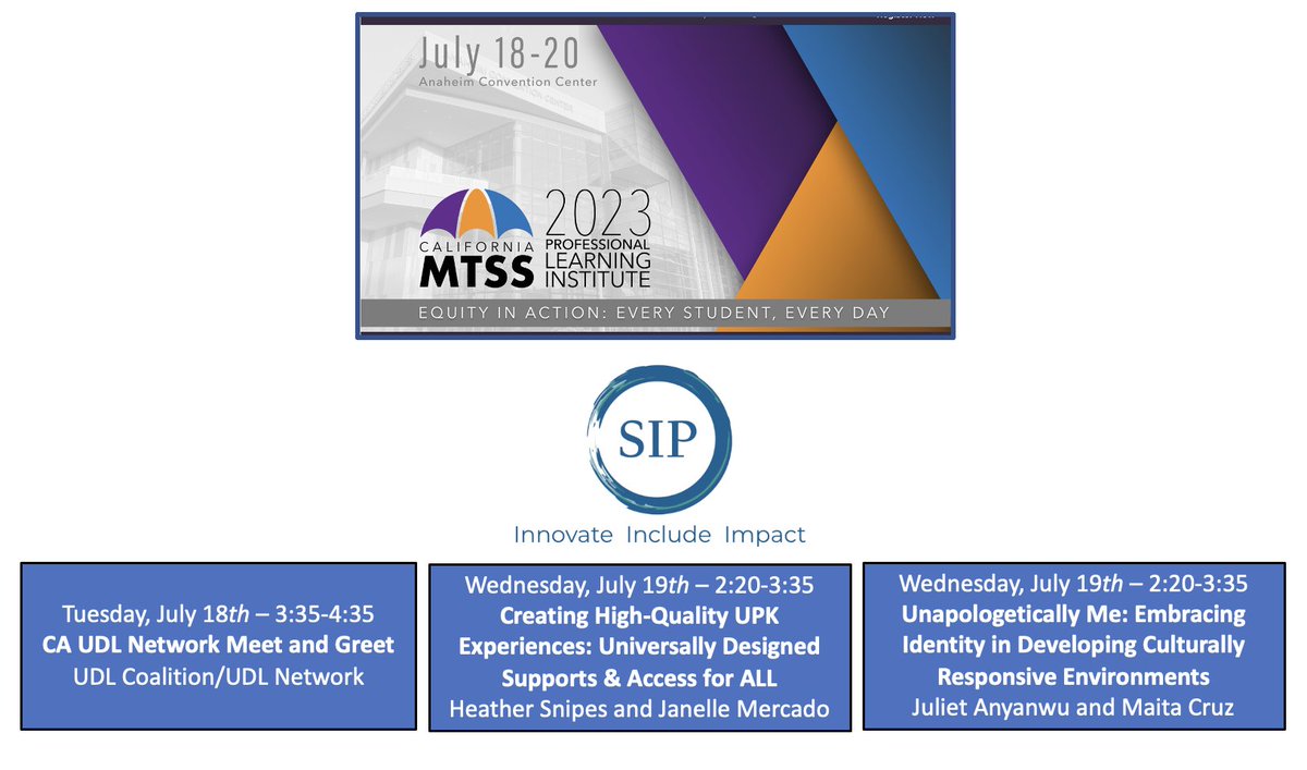 Supporting Innovative Practices (SIP) tweet media