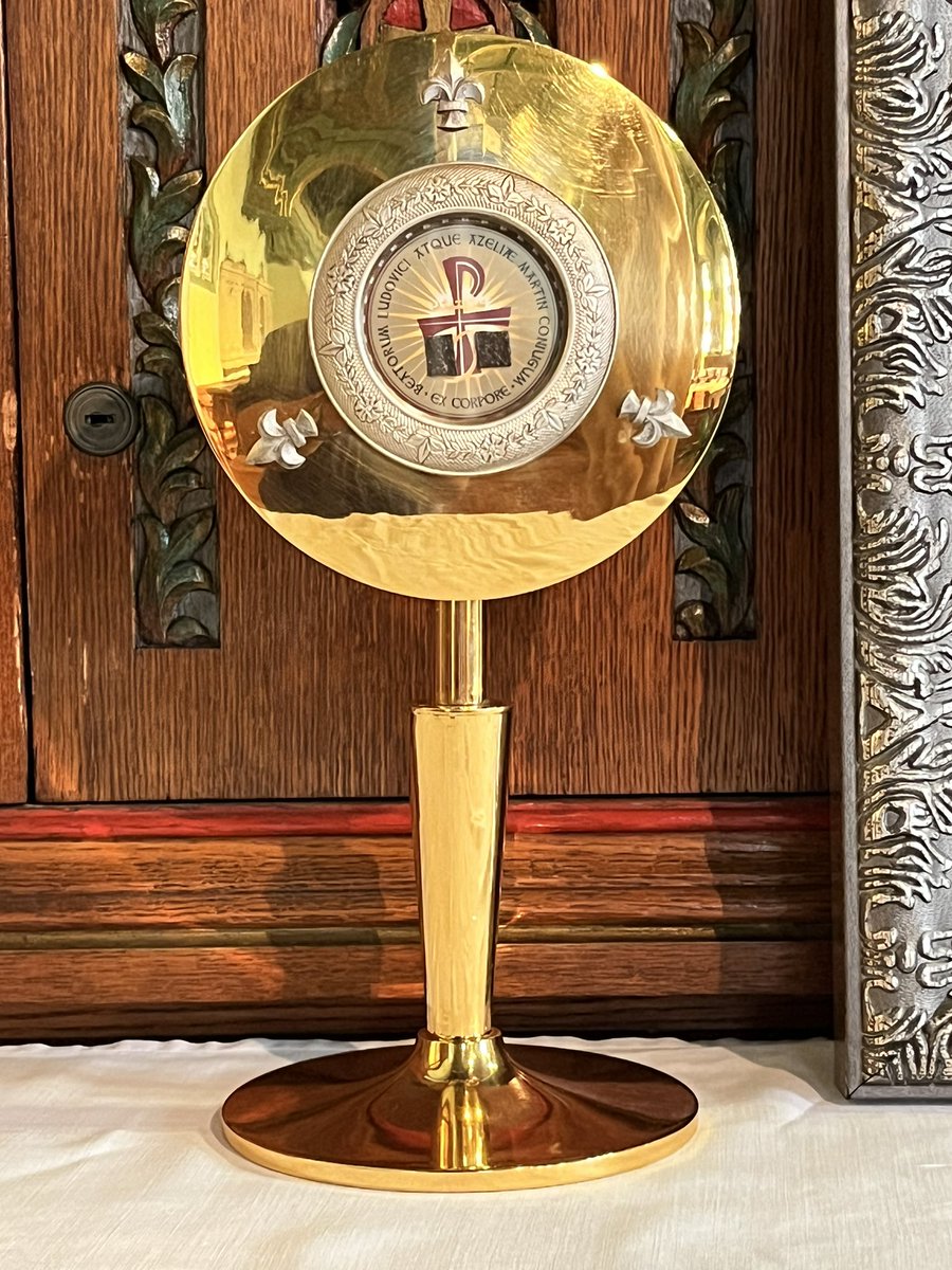 stsmartinparish (@stsmartinparish) on Twitter photo Today is the feast of our parish’s patrons, Sts. Louis & Zelie Martin! They are the first married couple to be canonized as saints.
When our parish was erected in 2019 and the name was chosen for the parish, <a href="/BpRobertReed/">Bishop Robert Reed 𓀦</a> gifted the parish the relics of our patrons!
Thank you! Today is the feast of our parish’s patrons, Sts. Louis & Zelie Martin! They are the first married couple to be canonized as saints.
When our parish was erected in 2019 and the name was chosen for the parish, <a href="/BpRobertReed/">Bishop Robert Reed 𓀦</a> gifted the parish the relics of our patrons!
Thank you!