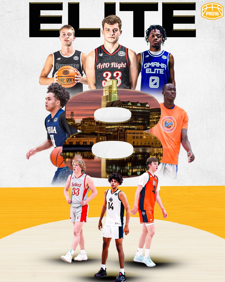 PRO16/NXTPRO League (@pro16league) on Twitter photo The Elite Eight is Set for Omaha👀
<a href="/1FamilyHoops/">1 Family - Pro16</a>✅
<a href="/TulsaHawks/">Tulsa Hawks Basketball</a>✅
<a href="/LV_Knicks/">Las Vegas Knicks</a>✅
<a href="/NebraskaSupreme/">Nebraska Supreme</a>✅
<a href="/BTIHoops/">BTI Basketball Club</a>✅
<a href="/OmahaEliteAAU/">Omaha Elite Hoops</a>✅
<a href="/SelectHoopsUSA/">Select Basketball (MBB)</a>✅
<a href="/FlightAAO/">AAO Flight - PRO16</a>✅
Make sure to tune in to our Twitter Space at 7:00 Tonight for the expert’s views on the Finals and The Elite 8🔥 The Elite Eight is Set for Omaha👀
<a href="/1FamilyHoops/">1 Family - Pro16</a>✅
<a href="/TulsaHawks/">Tulsa Hawks Basketball</a>✅
<a href="/LV_Knicks/">Las Vegas Knicks</a>✅
<a href="/NebraskaSupreme/">Nebraska Supreme</a>✅
<a href="/BTIHoops/">BTI Basketball Club</a>✅
<a href="/OmahaEliteAAU/">Omaha Elite Hoops</a>✅
<a href="/SelectHoopsUSA/">Select Basketball (MBB)</a>✅
<a href="/FlightAAO/">AAO Flight - PRO16</a>✅
Make sure to tune in to our Twitter Space at 7:00 Tonight for the expert’s views on the Finals and The Elite 8🔥