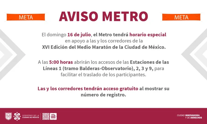 Estaciones del Metro en CDMX serán punto de reunión para