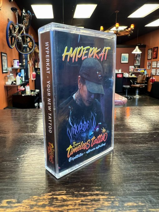 At our Jul 22nd popup everyone who gets a tattoo will get a limited edition cassette tape of their artist<a href="/tag/sdcc"class="tags"><span>#sdcc</span></a>
