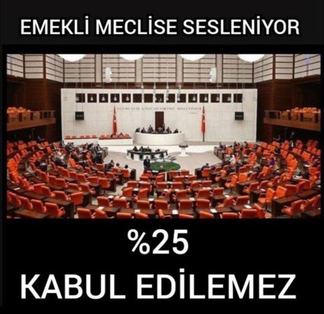 Tarih böyle bir haksızlık yazmamıştır

Memur %17.55 + 8077
seyyanen (%86)
İşçi %45
Asgarî ücret %34
Emekli %25
İnsaf bir kalemde verilen seyyanen 8077 TL bile en düşük emekli maaşının üstünde 
 #EmekliMüjdeBekliyorSnCB