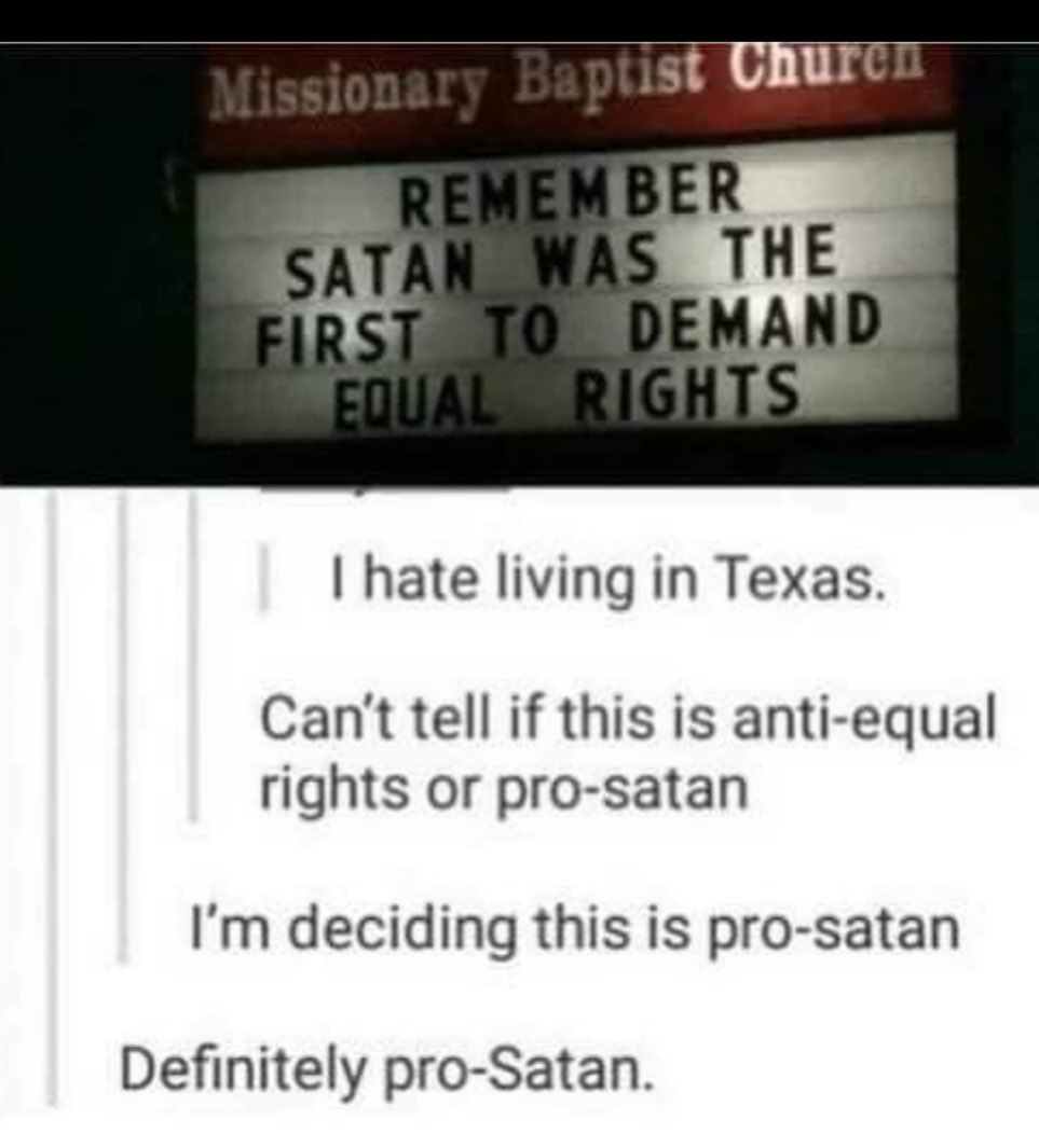 Satan tweet media