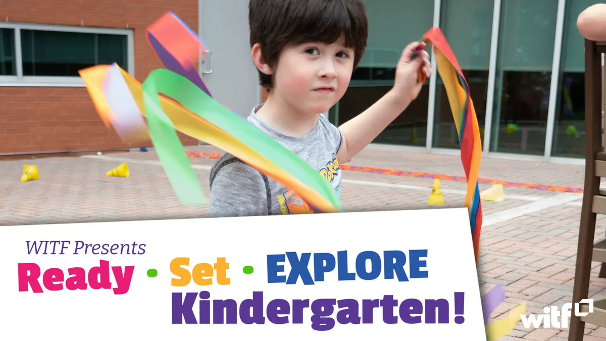 WITF invites you to Ready, Set, Explore Kindergarten on Saturday, August 5 from 9am-noon at the WITF Public Media Center!

Connect with helpful resources while your child enjoys a fun day of memories.

Get your #free tickets: buff.ly/43lFvla
