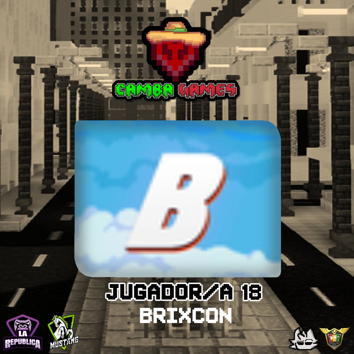 4_99Studio's tweet photo. Bienvenido / a  Jugador 18 @gabrielmejia63
a Camba Games.
#minecraft #minecraftevent #cambagames https://t.co/elbJiiIPse