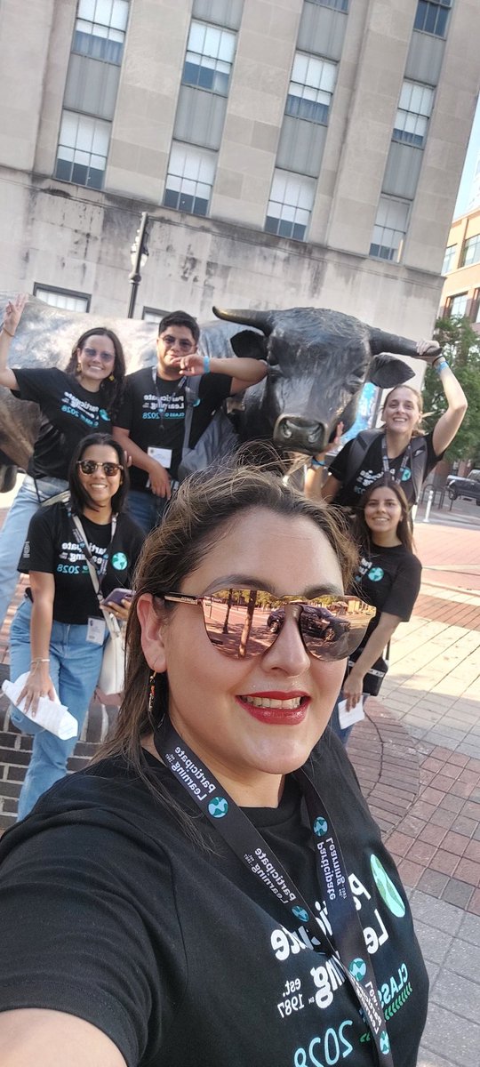 Team 2 getting to know the city here with out friend Major the Bull 

<a href="/participatelrng/">Participate Learning</a>
#PLOrientation2023 #UnitingOurWorld