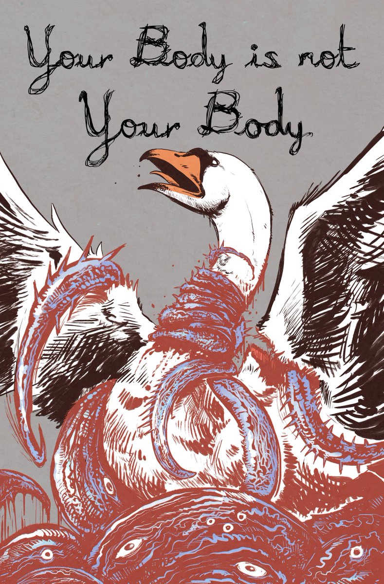 The Shirley Jackson Awards will be announced this Saturday at @readercon, & two of our books are up for nominations! You can pick up LURE—by @TimMcGregor1—& YOUR BODY IS NOT YOUR BODY—by a whole slew of brilliant creators—from our store RIGHT NOW🖤☠️ tenebrous-press.square.site