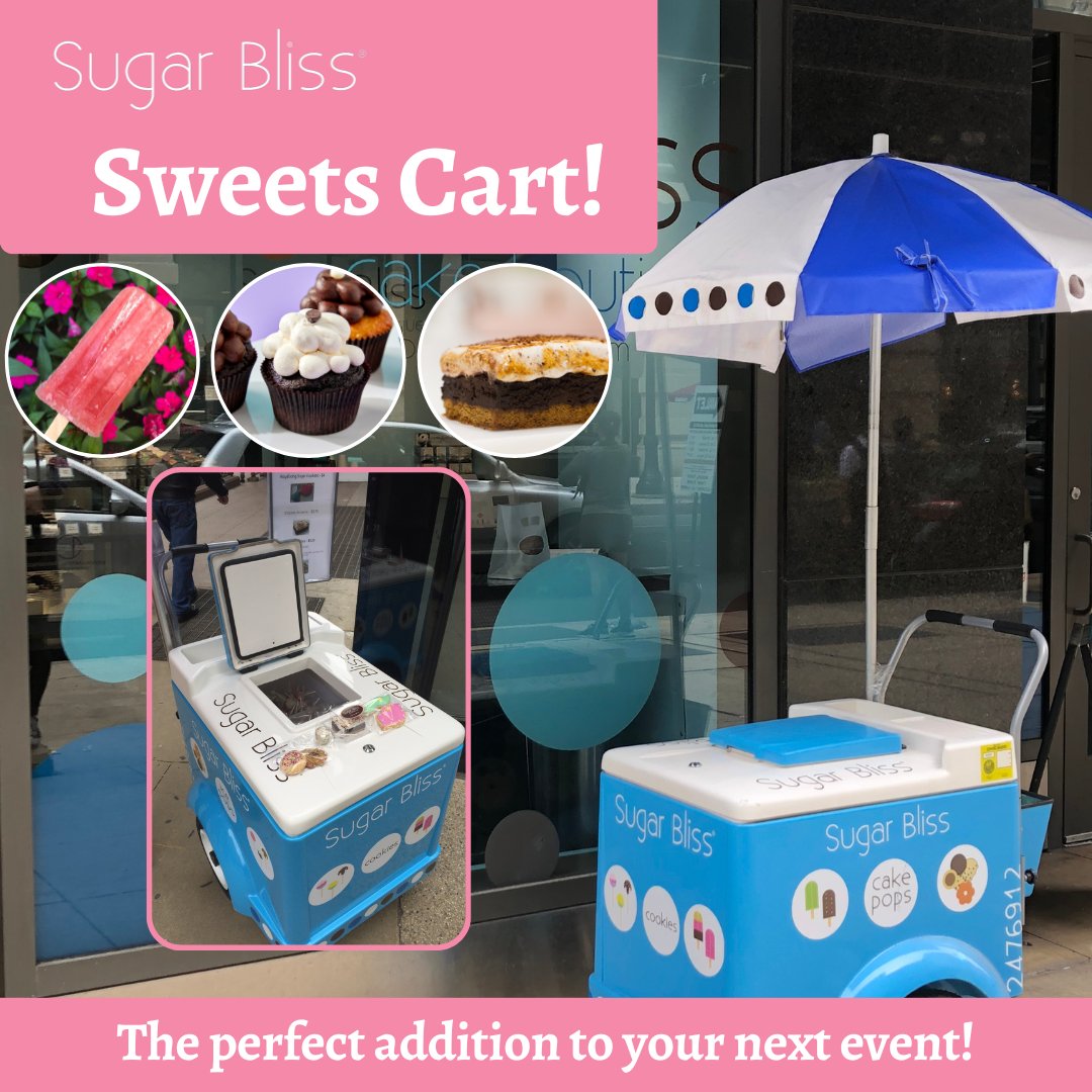 Sugar Bliss (@sugarblisscakes) on Twitter photo Pick your favorite sweets and add a Sweets Cart to your next event! 🍭
#chicago #chicagobakery #sugarblissfix #bakery #smallbusiness #womanowned #chicagoeats #chicagocafe #blissfullysweet #chicagodessert #dessert #chicagoloop #cupcakes #cookies Pick your favorite sweets and add a Sweets Cart to your next event! 🍭
#chicago #chicagobakery #sugarblissfix #bakery #smallbusiness #womanowned #chicagoeats #chicagocafe #blissfullysweet #chicagodessert #dessert #chicagoloop #cupcakes #cookies