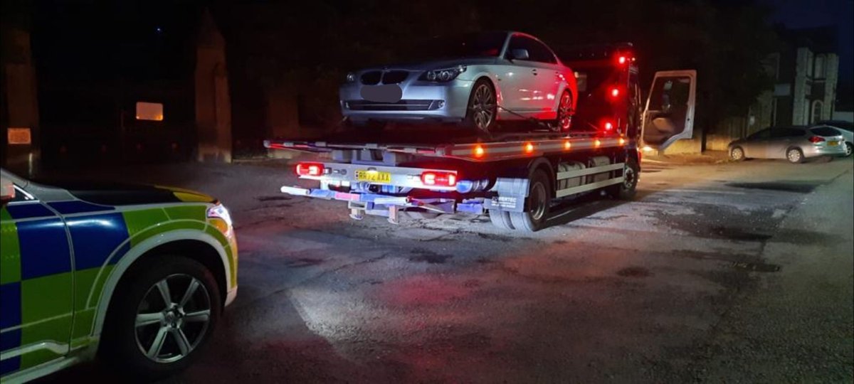 LancsRoadPolice's tweet photo. A recently stolen BMW located and recovered by #T3RPU. To be returned to the owner once forensic exam is complete. Proud HO10. #VictimFocus #SpecialistOps #X-borderCrime https://t.co/9XnUJKqly8