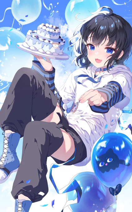おぐらこん()誕生日記念イラスト描かせていただきました!お誕生日おめでとうございます #こんこんえ 