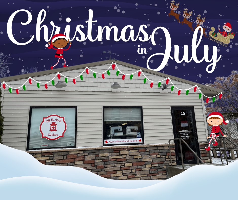 OTRQuilting's tweet photo. Christmas in July starts Friday! https://t.co/d7QuKR14oO https://t.co/kSpUBko1y1