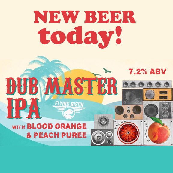 Perhaps you’ve tried Dub Master, our West Coast-style IPA.  We took part of our latest batch and added blood orange &amp; peach to it.

It’s a draft-only offering at the tasting room, joining Hazy Chain Pineapple Double IPA this week on our taps!