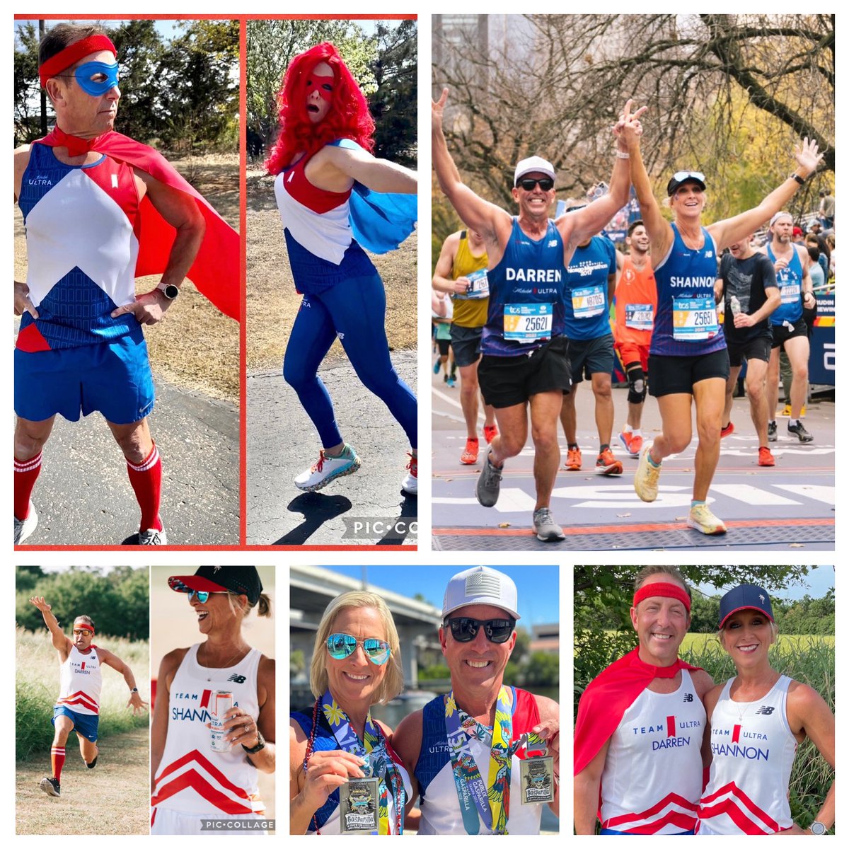 sdgeorge70's tweet photo. What’s our workout outfit?  Depends on the workout. Am I bringing joy with @DarrenJonesdt1 or repping the ribbon in a race? No matter, our fave is always sporting our Team Ultra gear!  #ultramarathoncontest #TeamUltra #challenge 2. https://t.co/oXWJ2PjO7N