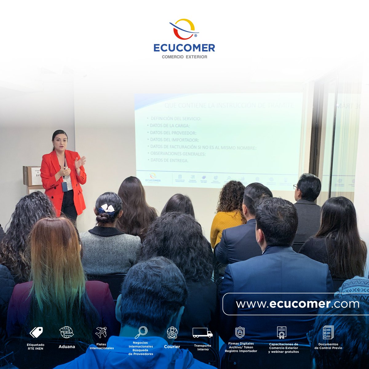 EcucomerEC's tweet image. Esta vez, nuestro equipo de #OperacionesAduana nos detalló el #ProcesoDeEmbarque que realizan en esta división, asegurando que nuestros #Embarques sean eficientes y seguros 🛳️👍🏽. 

#CoordinaciónDeEmbarques 
#LogísticaInternacional