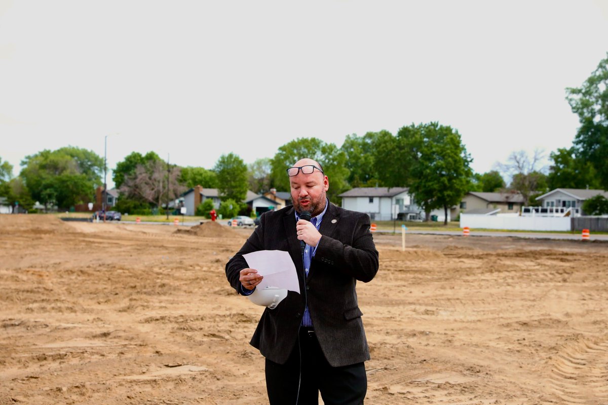 NorthHennepin's tweet photo. Yesterday we celebrated the groundbreaking of Tessman Ridge Apartments!  

Years in the works, this development will benefit our students &amp; city with 71 new homes! Thanks to: Duffy Development,@BrooklynPark, MN Housing, @Hennepin &amp; @MetCouncilNews !  We're ready for Fall of 2024! https://t.co/cYjsBFi9uQ