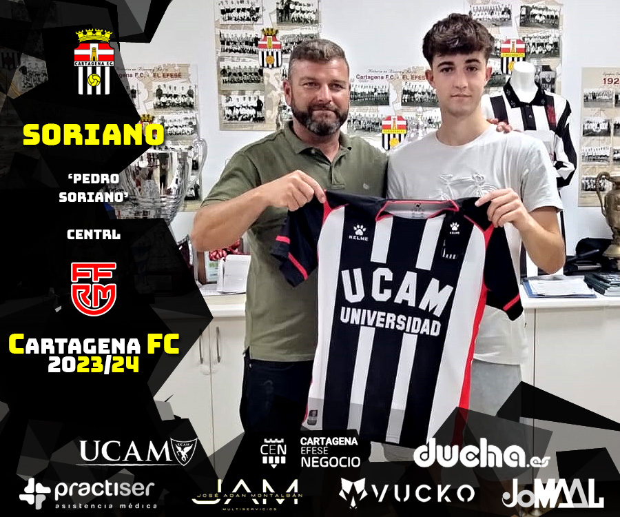 CANTERA | Pedro SORIANO, central procedente del <a href="/CDPlusUltra/">CD Plus Ultra</a>, defenderá la camiseta del #LigaNacional del <a href="/CartagenaEfese/">Cartagena F.C.-UCAM</a> la próxima temporada 💪
#EnCartagenaHayCantera