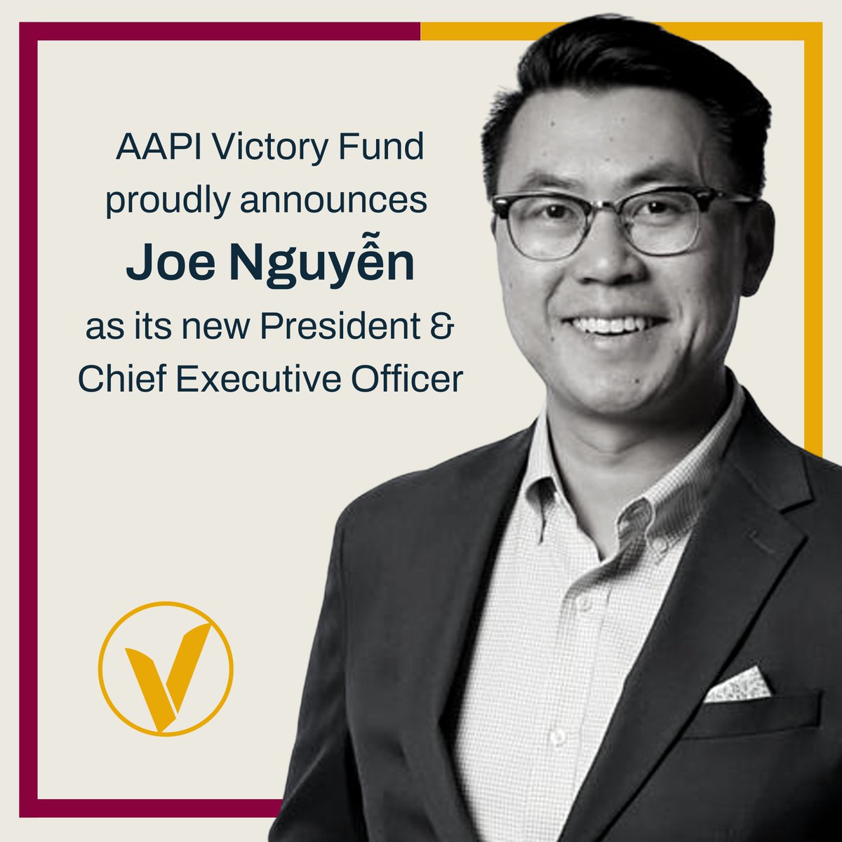AAPIVictoryFund's tweet photo. We are proud to announces that @meetjoenguyen will be our new President &amp; Chief Executive Officer.

Joe, the child of refugees, is the sitting Senator for Washington’s 34th Dist. and was the first Vietnamese American elected to WA State Senate.

Statement: https://t.co/pK2ipuyHHU https://t.co/hTqbmSXuHg