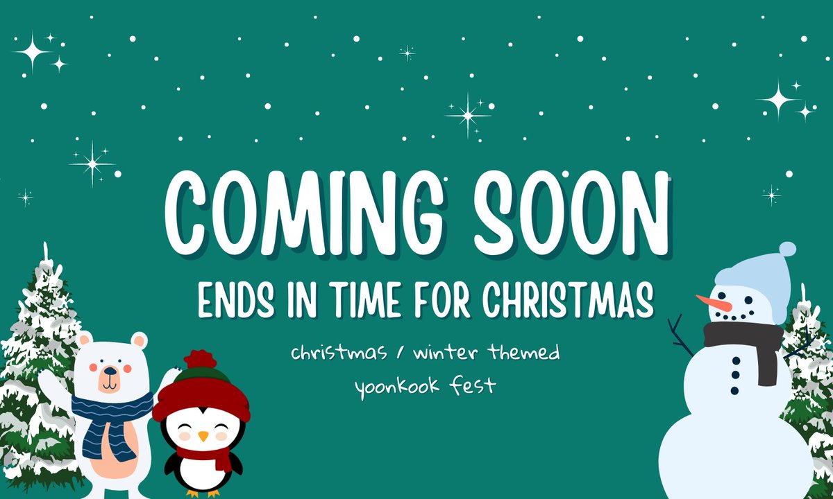 Yoonkook Christmas Fest 🎄 Fic Reveals (@ykchristmasfest) on Twitter photo 