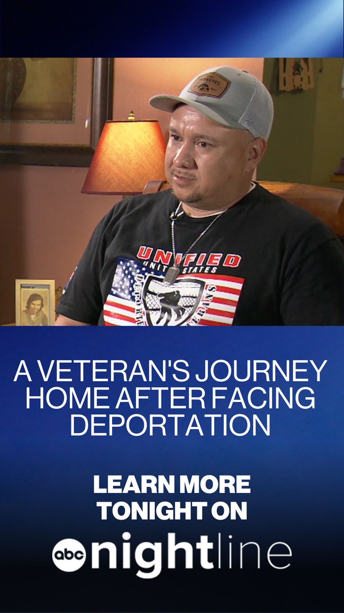 TONIGHT ON #NIGHTLINE: Hundreds, if not thousands, of veterans feel they have been unfairly deported to their birth country after being convicted of non-violent crimes.
 
<a href="/JohnQABC/">John Quiñones</a> meets with a U.S. Navy vet who was later deported to Mexico &amp; now is finally able to return home.