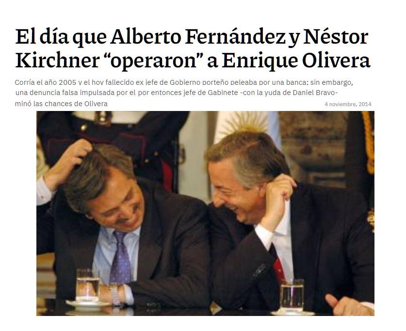SinFiltroTW's tweet photo. Opereta K : Así ensució el kirchnerismo al recordado Olivera con una campaña sucia inventándole cuentas en Suiza que nunca existieron. Ahora intentan lo mismo contra Bullrich.
Fuerza Patricia https://t.co/ZaDF0v3TNO