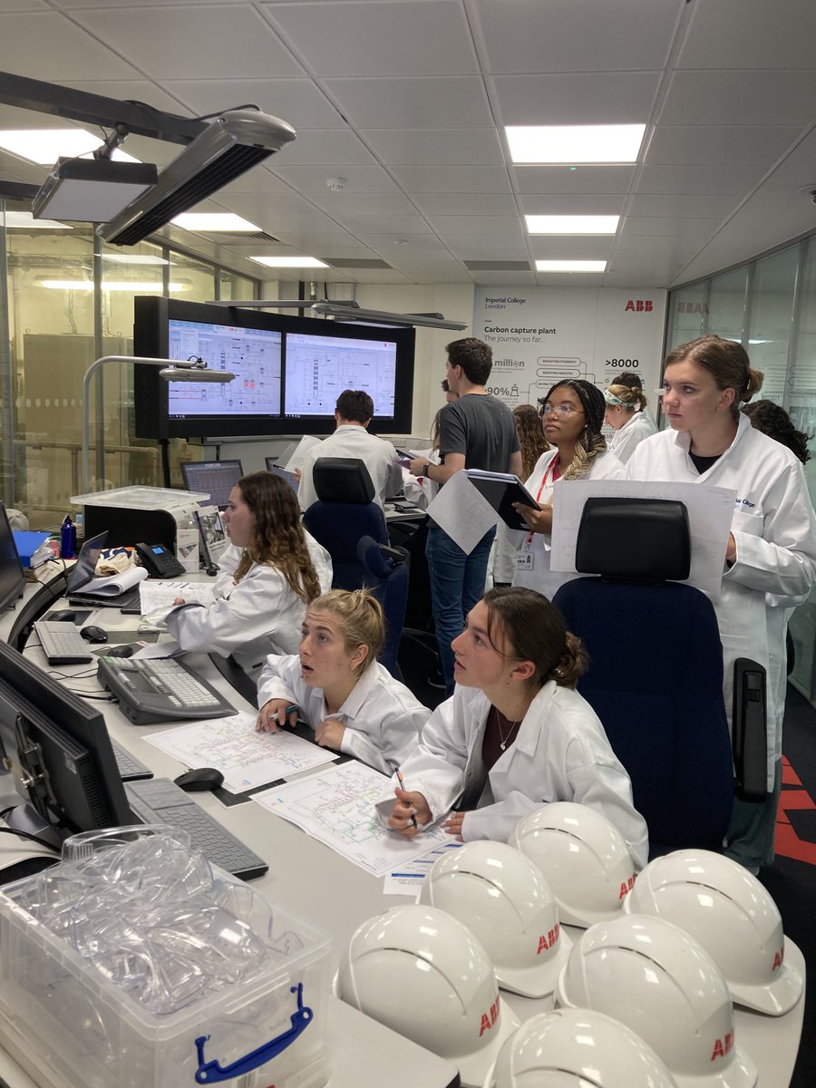 Edward Maginn (@ejmaginn) on Twitter photo .<a href="/NDCBE/">Notre Dame CBE</a> students hard at work learning about CO2 capture at the <a href="/ImperialChemEng/">Imperial ChemEng</a> pilot plant. So awesome to see hands on learning! .<a href="/NDCBE/">Notre Dame CBE</a> students hard at work learning about CO2 capture at the <a href="/ImperialChemEng/">Imperial ChemEng</a> pilot plant. So awesome to see hands on learning!