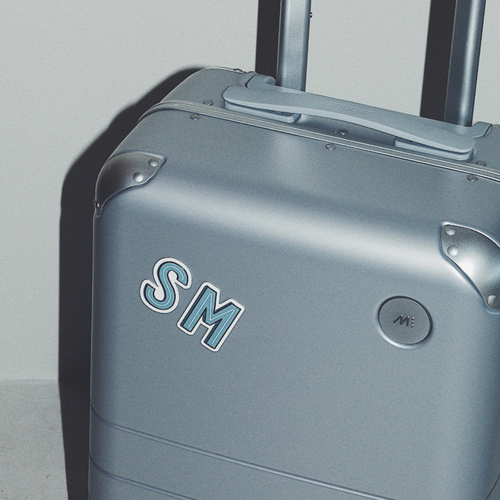 Introducing Alphabet Stickers. Add a personal touch to your travels – mix and match letters to customize your luggage with simplicity and style. Available now at monos.com 
#MonosTravel #JourneyOn