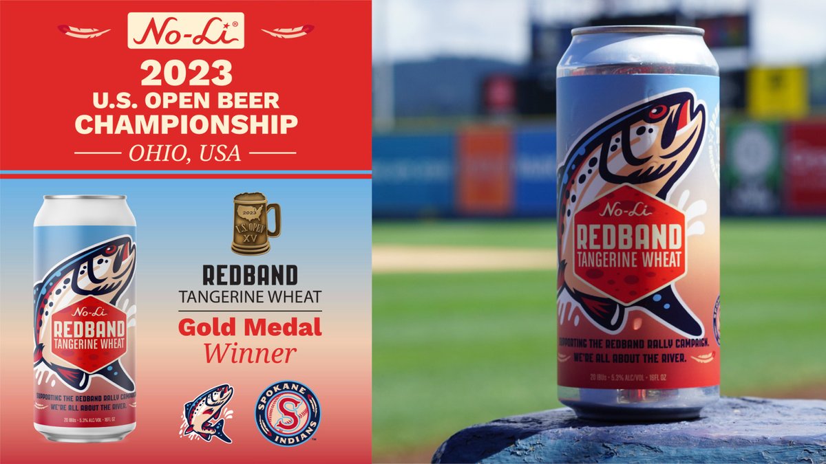 Now THAT'S a golden pour! 

Congrats to the Spokane Indians and collaborators No-Li Brewhouse on winning a gold medal in the U.S. Open Beer Championship for their Redband Tangerine Wheat beer 🏆

Here's how they brewed it up: atmilb.com/43hiWhC