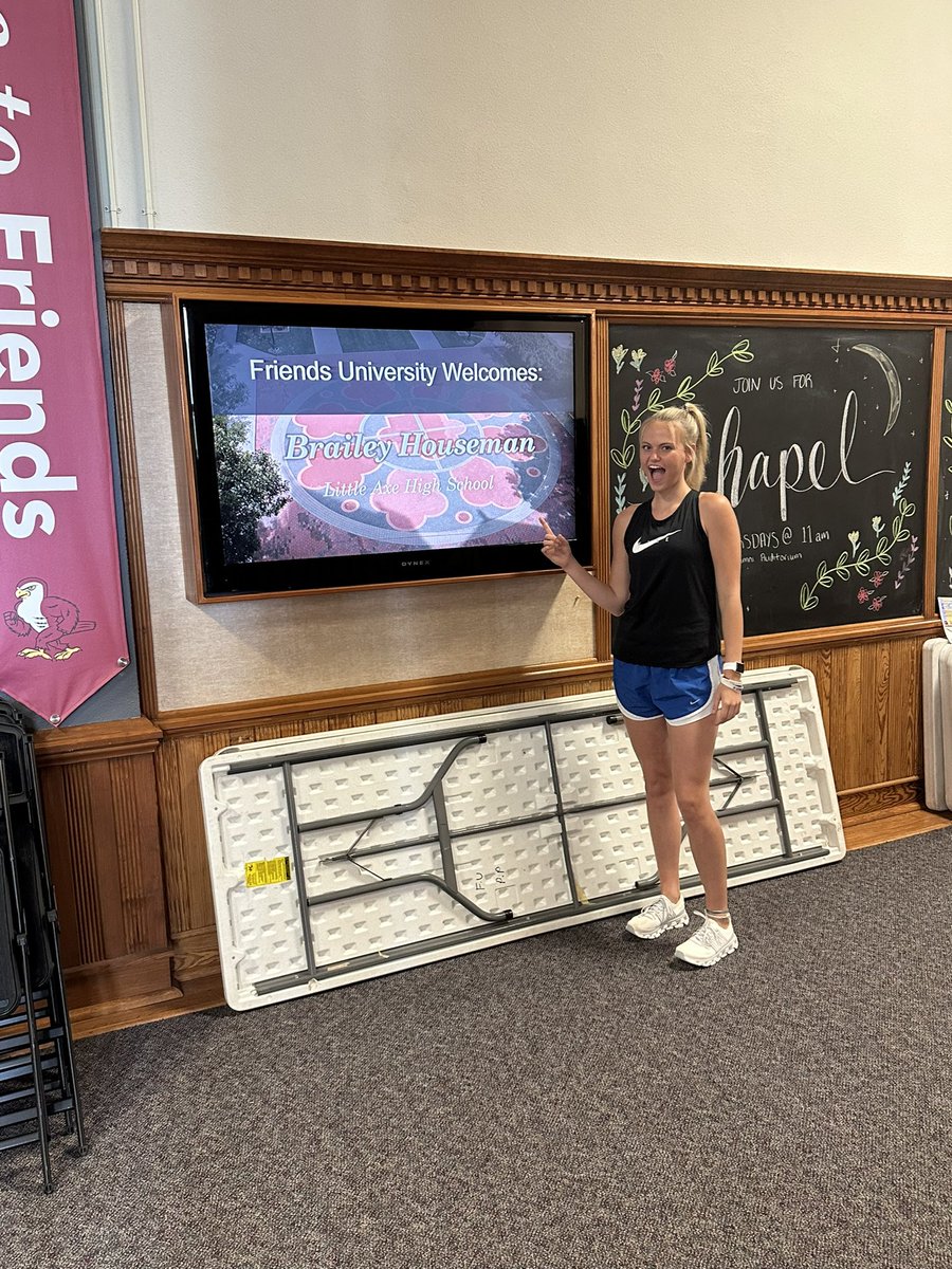 Big announcement time! I am the newest commit to continue my basketball career at Friends University in Wichita, KS. I am so excited about this opportunity. Time to get to work!#talonsup ❤️

<a href="/friends_wbb20/">Friends University Women’s Basketball</a> @OklahomaAcesGBB <a href="/Coach_Lanham2/">Stroad Lanham</a> <a href="/LittleAxeWBB/">Little Axe Girls Basketball</a>