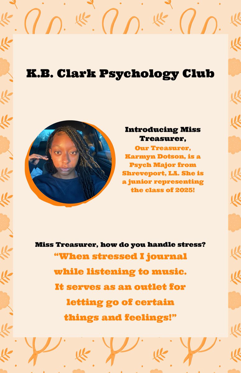 K.B. Clark Psychology Club tweet media