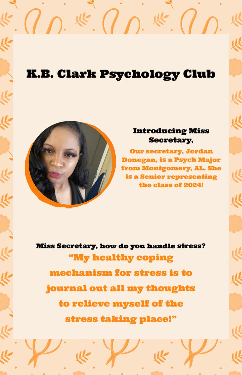 K.B. Clark Psychology Club tweet media