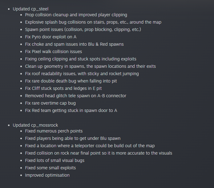 Wario64's tweet photo. Team Fortress 2 Update Released (featuring 14 new community maps and more) https://t.co/GXVrrFl36T https://t.co/o9vPP0BUtY