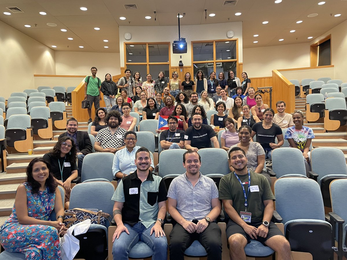 FSRimmuno's tweet photo. We are here and we are #HereToStay!!! Hablemos Ciencia: Summer Event had 50+ attendees listening to science seminars in Spanish and building a scientific community at Penn! Thank you to our presenters @W_MolinaArocho @ErickMitchell07 and our keynote Dr. @drxilma! What a day! https://t.co/1rav71lFC7