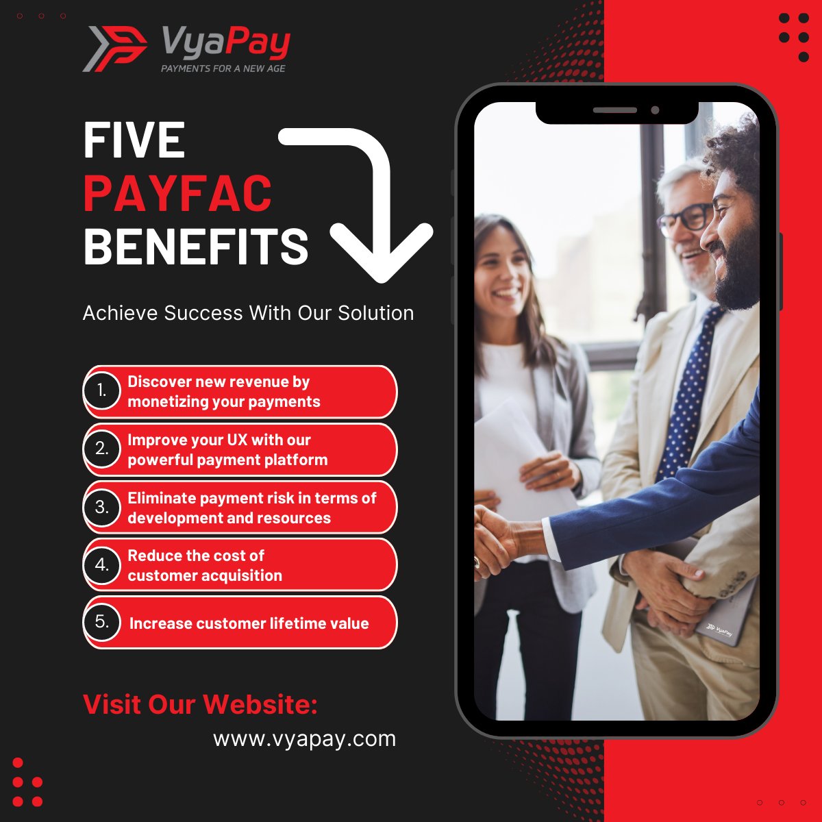 VyaPay's tweet photo. At VyaPay, our tailored solutions are designed to optimize efficiency, enhance security, and drive cost savings for your clients. Our ultimate objective is to improve the bottom line of every business we work with. Let's start today!  https://t.co/Dh30g1fSOx

#PayFac https://t.co/OxvgiiIhAX