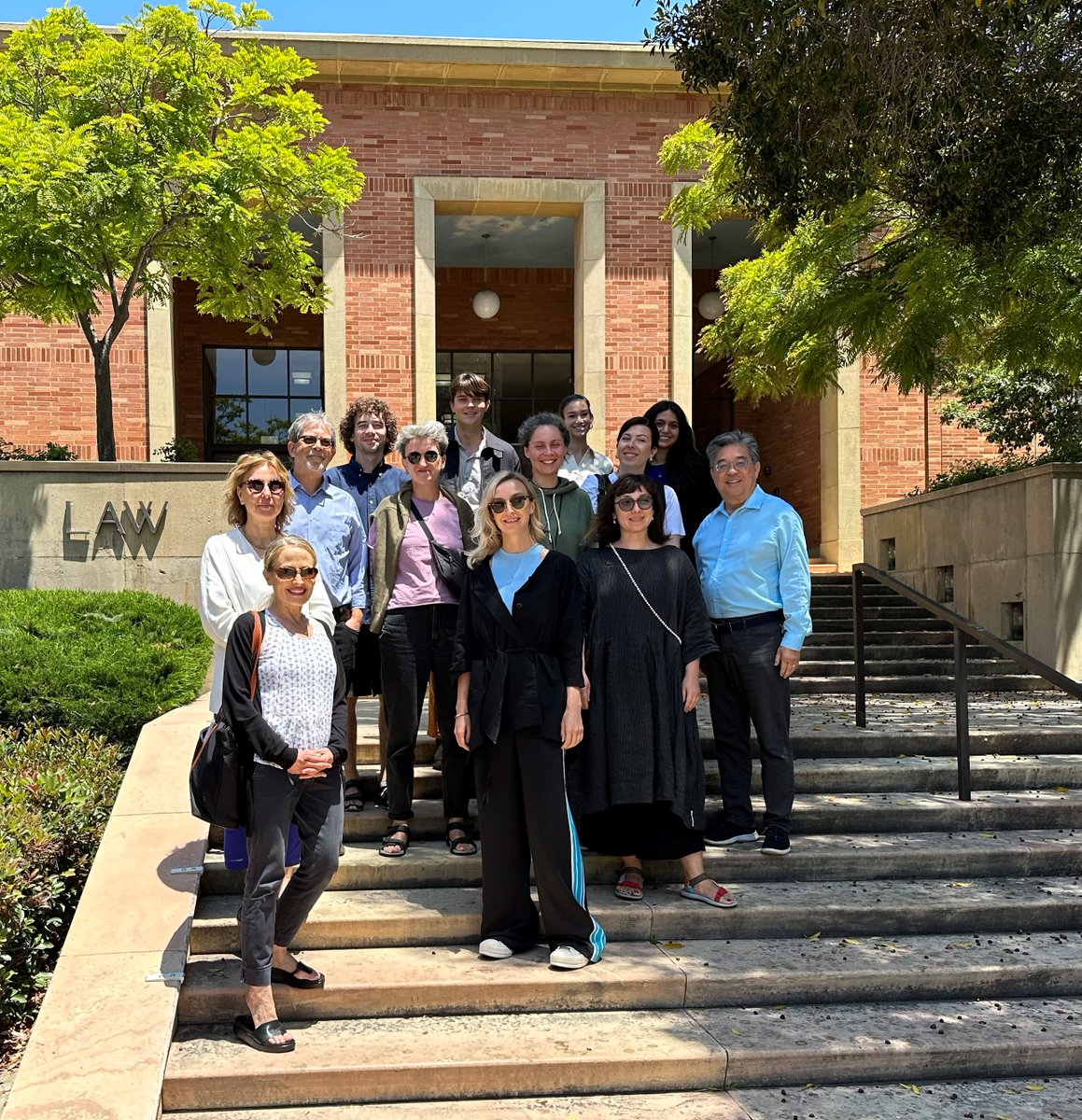 Dmc632's tweet photo. My colleagues at the UCLA Doc Film Legal Clinic and I met with a group of Ukrainian filmmakers last week, thanks to the State Dept. and UCLA's International Visitors Bureau. We talked about  legal and business issues and the obstacles they face in telling their compelling stories https://t.co/K5faaTybLQ