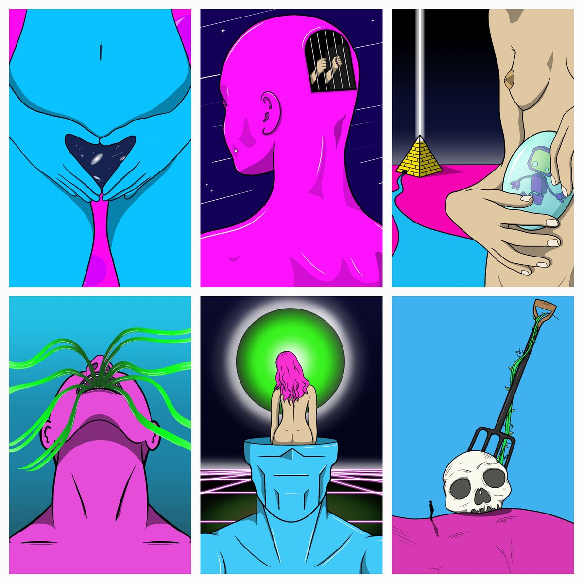 I'm slowly becoming myself again.
I have relisted the "Art Of Sphocus collection" Now 0.03eth