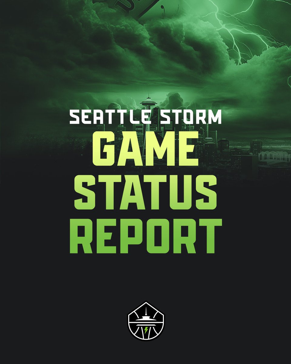 Seattle Storm PR On Twitter UPDATED Seattle Storm Game Status Report seattle-storm-pr-on-twitter-updated-seattle-storm-game-status-report