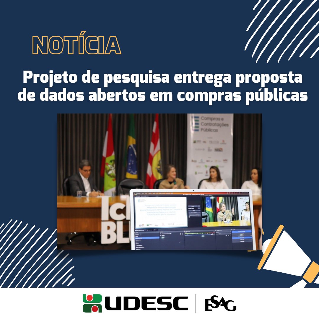 udesc_esag's tweet photo. Pesquisadores da @udesc_esag apresentaram nesta terça, 11, em Blumenau, o resultado de um projeto de pesquisa aplicada com potencial de ampliar a transparência dos processos de aquisição de bens e serviços pelos municípios. https://t.co/TakKfsnH8e