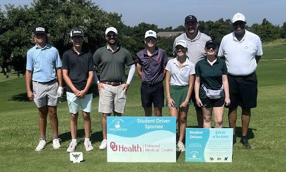 @sfwolvesgolf @sfwolvesathl @sfwolvesggolf Great day for golf at Kickingbird for the EPS FOUNDATION! 3 SF golfers participated in the “student drive” portion of the tournament. #gosfwolves