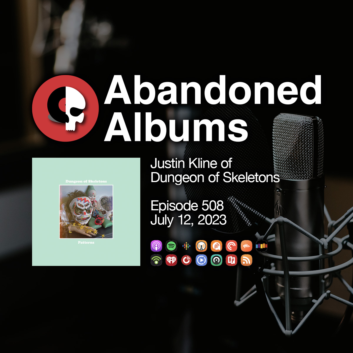 Dungeon of Skeletons (@dungeonofskelet) on Twitter photo Our dude, Justin, was on the <a href="/AbandonedAlbums/">Abandoned Albums</a> podcast #508 ☠️💀☠️ just dropped today! Keith & Geoff had great things to say about "Patterns". We dig into recording, songwriting, and more! Listen on Spotify, Apple, etc. DOS had a blast! #powerpop tinyurl.com/2djn4737 🤘🤘🤘 Our dude, Justin, was on the <a href="/AbandonedAlbums/">Abandoned Albums</a> podcast #508 ☠️💀☠️ just dropped today! Keith & Geoff had great things to say about "Patterns". We dig into recording, songwriting, and more! Listen on Spotify, Apple, etc. DOS had a blast! #powerpop tinyurl.com/2djn4737 🤘🤘🤘