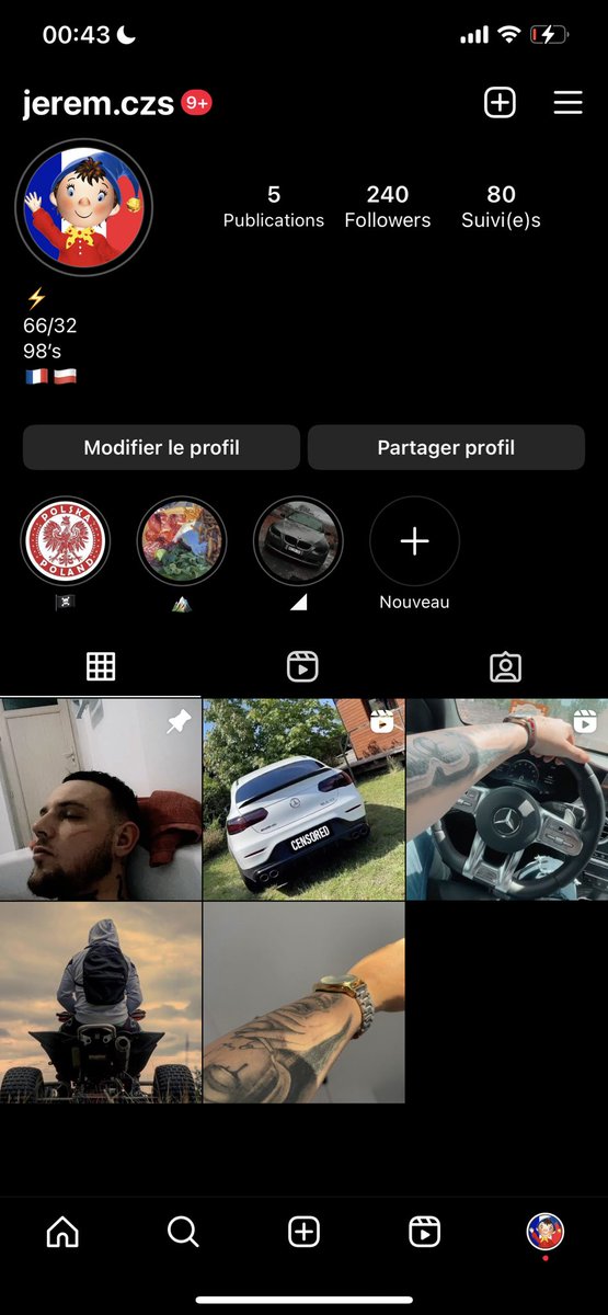 xClydezer's tweet image. Venez me follow je vous follow back 🤓