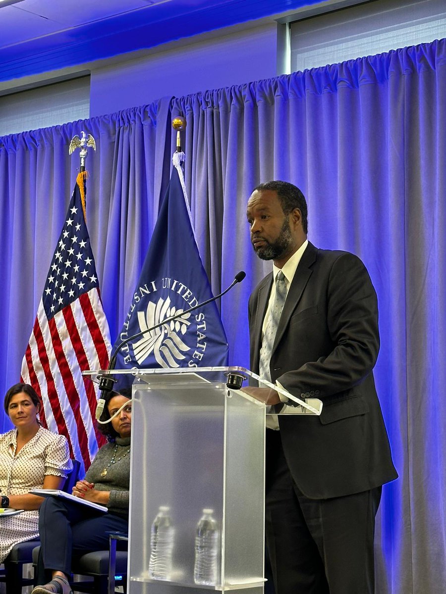 IOM_USA's tweet photo. "Africa is the continent of the future." 

.@AbdikerM 

#StateOfMigration https://t.co/Qoc9gUE5Po
