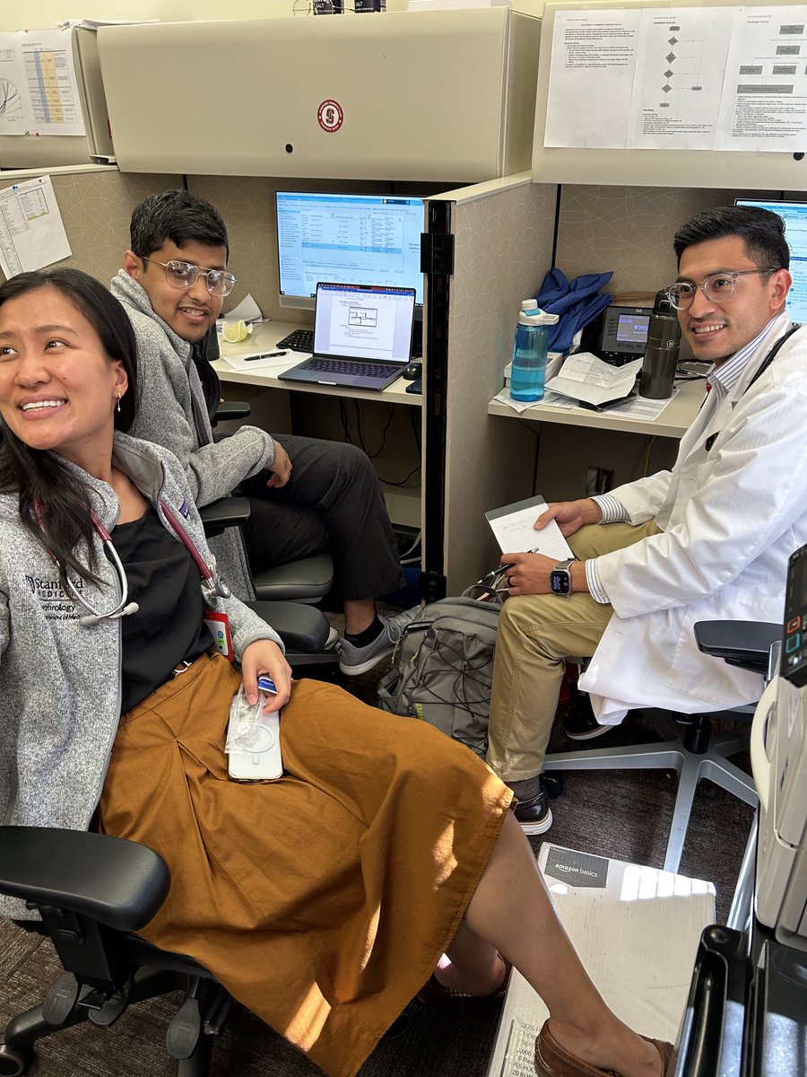 Glenn Chertow (@gchertow) on Twitter photo <a href="/StanfordNeph/">Stanford Nephrology</a> transplant fellow and digital health maven <a href="/MarioFunesMD/">Mario Funes, MD</a> holding court with first year fellow <a href="/nisarggandhi94/">Nisarg Gandhi</a> and second year med-peds fellow Vivian Shi solving centuries-old electrolyte dilemmas. 99% fractional absorption of fun <a href="/StanfordNeph/">Stanford Nephrology</a> transplant fellow and digital health maven <a href="/MarioFunesMD/">Mario Funes, MD</a> holding court with first year fellow <a href="/nisarggandhi94/">Nisarg Gandhi</a> and second year med-peds fellow Vivian Shi solving centuries-old electrolyte dilemmas. 99% fractional absorption of fun