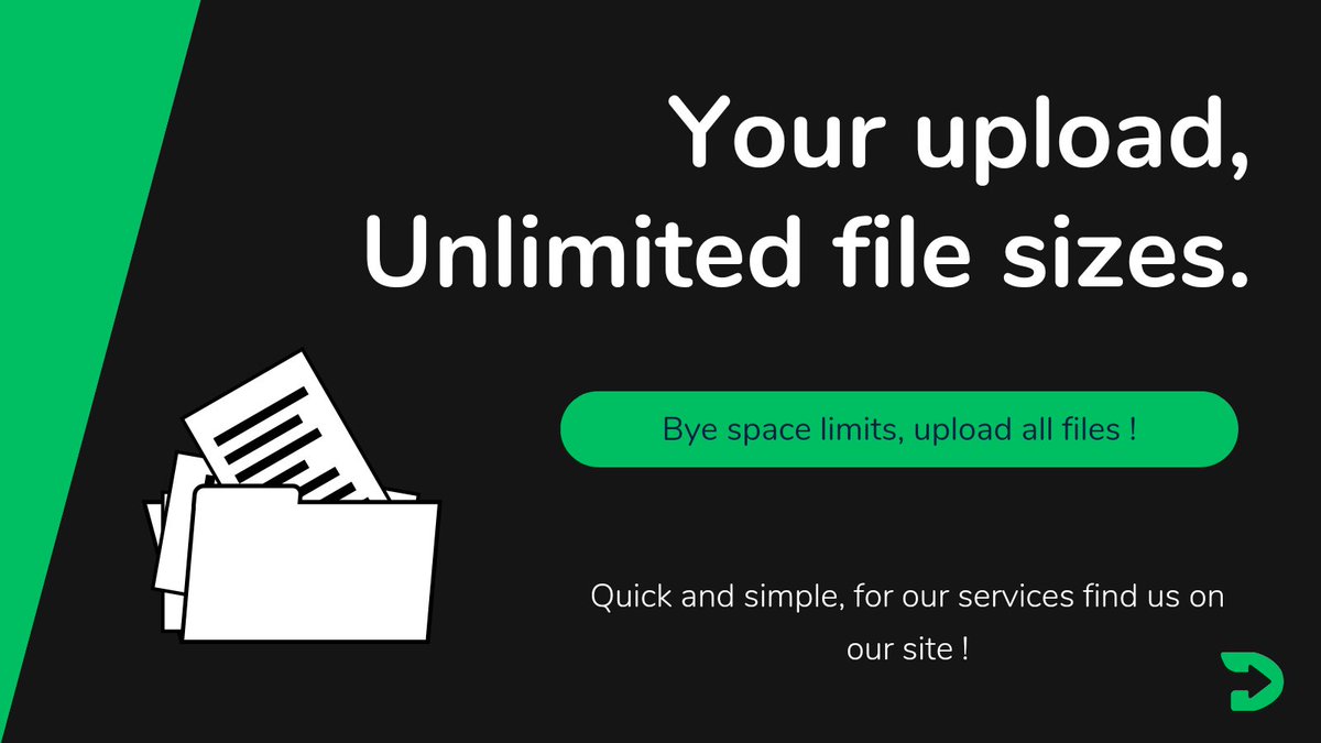 drimesuite's tweet photo. 💾🔒Why use our storage service?🔒💾

📈 File Sizes + Unlimited Bandwidth: Say goodbye to space limitations. With Driveo, you benefit from a fast and unlimited service to upload all your files, photos, videos and much more.

🔗 https://t.co/cJZmn3Az51

#Files #Upload #Driveo #CloudStorage