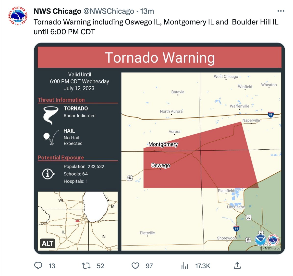 Bartlett IL PD on Twitter "Please be aware that activated the