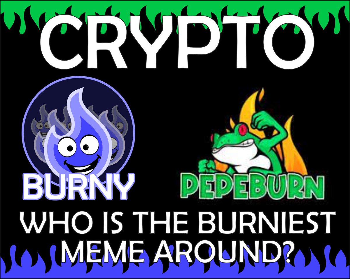 BSCBurny's tweet photo. 1/2 🧵
Who is the BURNIEST token in #Crypto? 🔥
🔥It's a #BURNOFF COMPETITION🔥
@BSCBurny or @PepeBurnproject
🔥🔥🔥⬇️ Vote below ⬇️🔥🔥🔥
#BSC #PEPE #MEME #MEMES #BSCGEMS https://t.co/6mp8Guba97