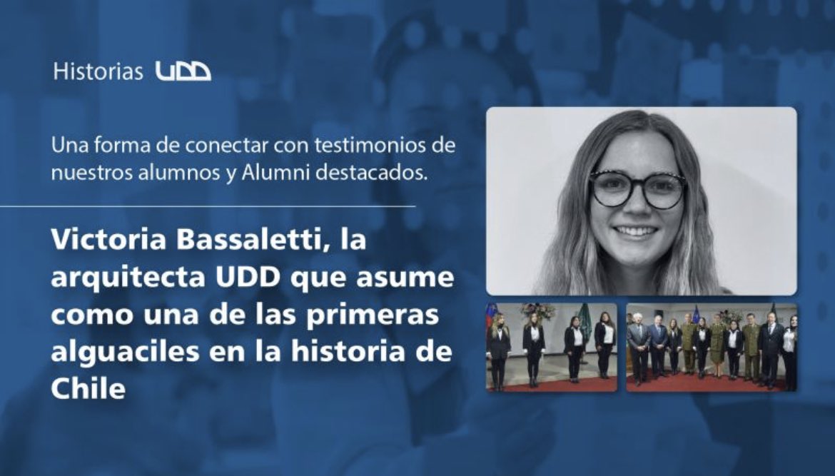 ArquitecturaUDD (@arquitecturaudd) on Twitter photo Victoria Bassaletti, <a href="/alumniudd/">Alumni UDD</a> actual coordinadora de Pregrado de nuestra Facultad y docente, es una de las primeras mujeres que se suma al Círculo de Amigos de Carabineros de Chile para contribuir al diálogo constructivo entre la institución y la comunidad <a href="/UDD_cl/">UDD</a> <a href="/pallards/">Pablo Allard</a> Victoria Bassaletti, <a href="/alumniudd/">Alumni UDD</a> actual coordinadora de Pregrado de nuestra Facultad y docente, es una de las primeras mujeres que se suma al Círculo de Amigos de Carabineros de Chile para contribuir al diálogo constructivo entre la institución y la comunidad <a href="/UDD_cl/">UDD</a> <a href="/pallards/">Pablo Allard</a>