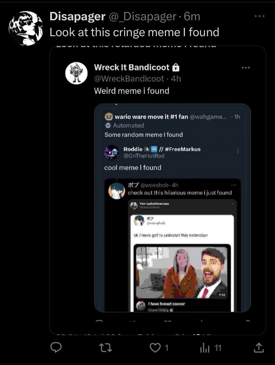 Veairen's tweet photo. Look at this not funny meme I found https://t.co/VvrDSbxpEE