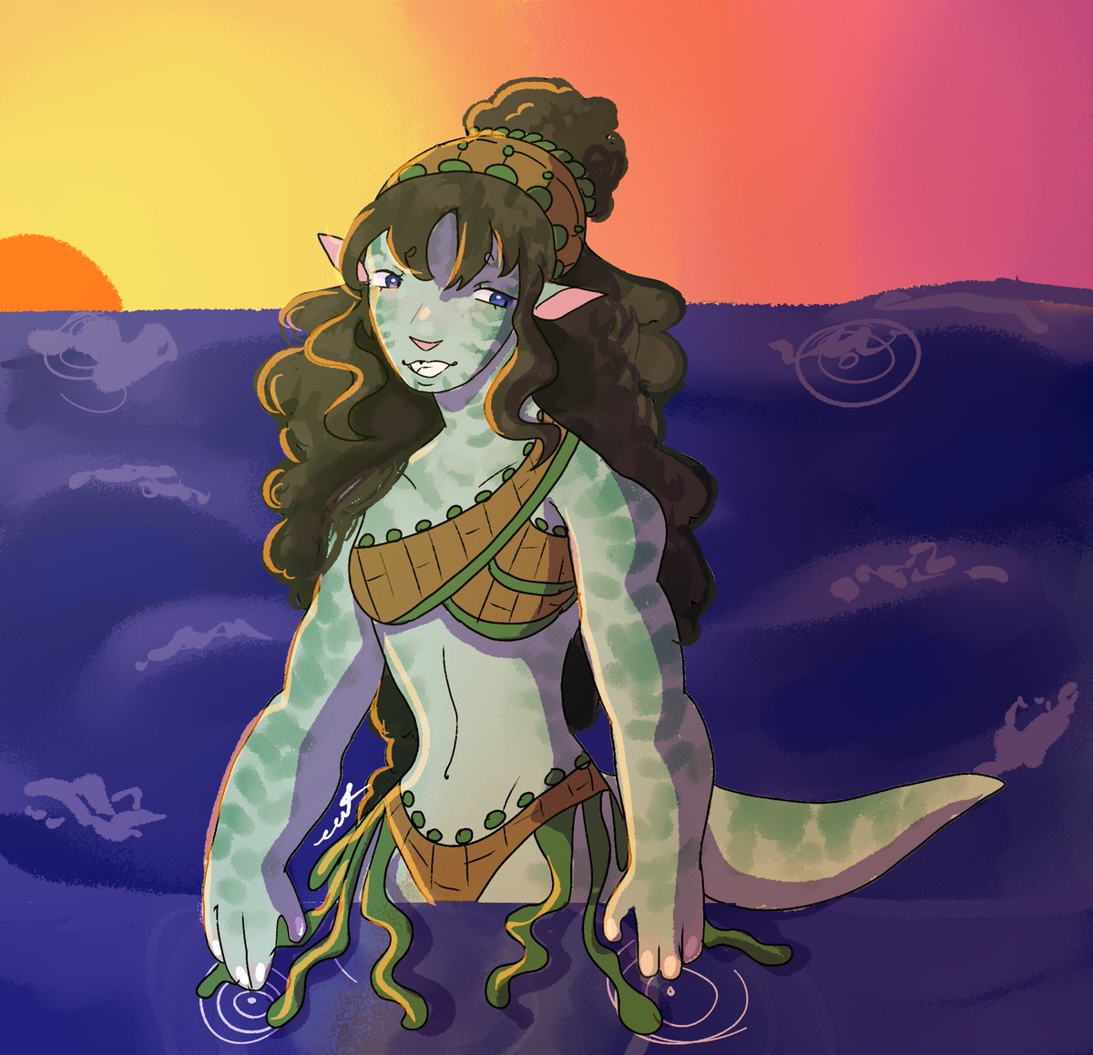 zeeteroni's tweet photo. two na'vi attacks for the day so far! neither of them are mine but omg they were so fun to draw!! #navi #AvatarTheWayOfWater #avatar #metkayina #pandora #avataroc #artfight2023 https://t.co/YEvu8usXTB