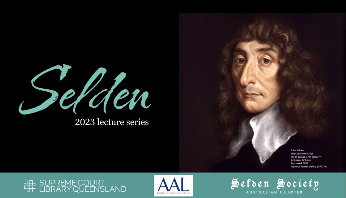 Oh I missed this. Recording of the 2023 <a href="/SeldenSociety/">Selden Society</a> Lecture 2 (from April) is available on YouTube: 

‘Michael McHugh's casebook: enduring issues in defamation law.’
youtu.be/fQgLuMByGZ0